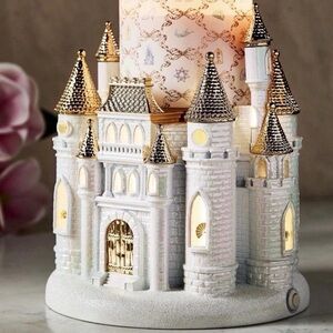 Disney princess light up castle pedestal bbw